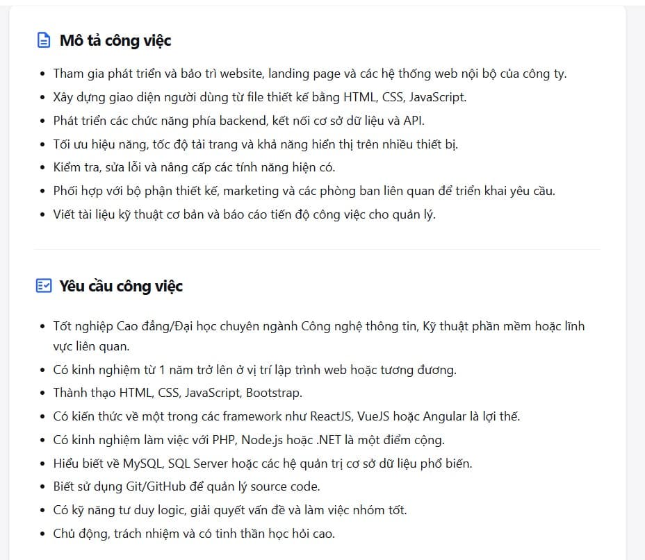 Việc Làm Miền Tây
